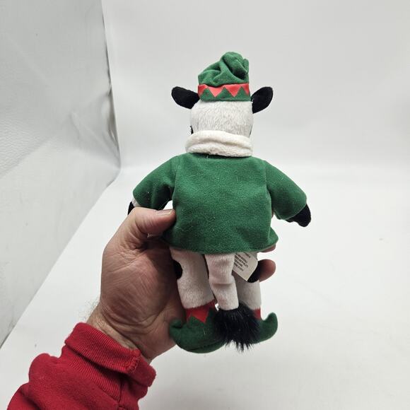 Chick-fil-A Eat Mor Chikin Cow Plush Elf Christmas Holiday Stuffed Animal Toy - Picture 3 of 5